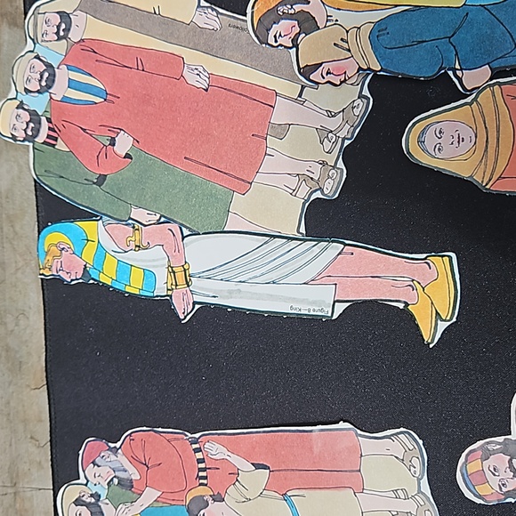 Vintage Flannel Graph Sunday School Bible Story Teaching characters/story piece - Picture 9 of 15